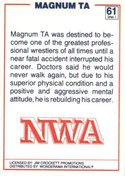 1988 Wonderama NWA #61 Magnum T.A. Back