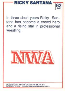 1988 Wonderama NWA #62 Ricky Santana Back
