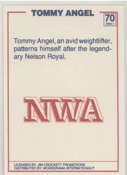 1988 Wonderama NWA #70 Tommy Angel Back