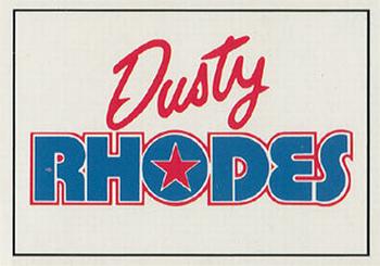 1988 Wonderama NWA #99b Dusty Rhodes logo Front