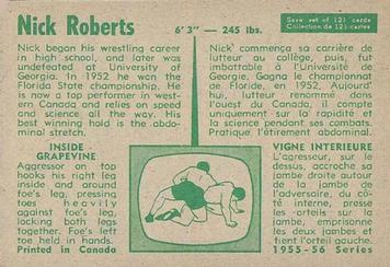 1955-56 Parkhurst #24 Nick Roberts Back