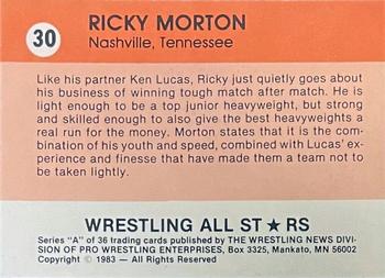1983 Wrestling All Stars Series A #30 Ricky Morton Back