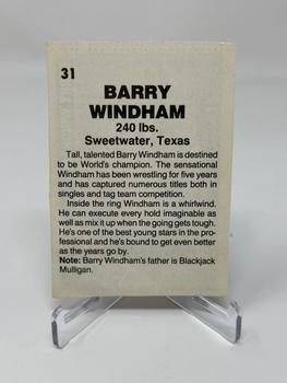 1985 Wrestling All Stars #31 Barry Windham Back