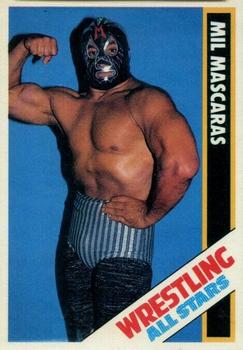 1985 Wrestling All Stars #37 Mil Mascaras Front