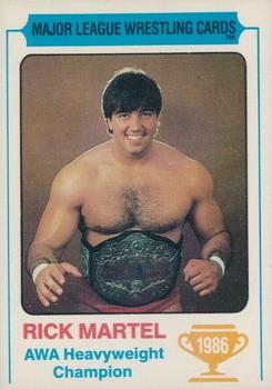 1986 Carnation Major League Wrestling #3 Rick Martel Front