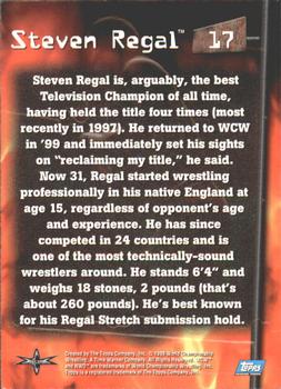 1999 Topps WCW Embossed #17 Steven Regal Back