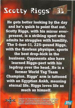 1999 Topps WCW Embossed #31 Scotty Riggs Back