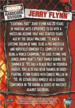 1999 Topps WCW Embossed #53 Jerry Flynn Back