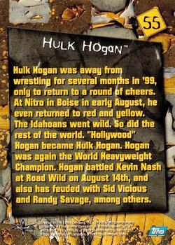 1999 Topps WCW Embossed #55 Hulk Hogan Back