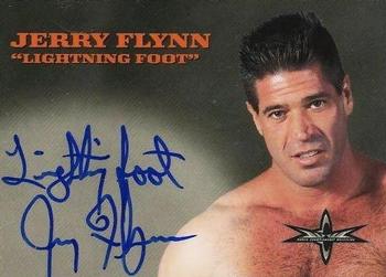 1999 Topps WCW Embossed - Autographs #NNO Jerry Flynn Front
