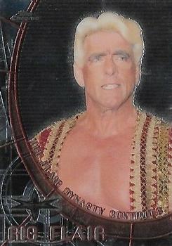 1999 Topps WCW Embossed - Chrome #4 Ric Flair / David Flair Front
