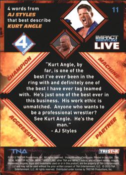 2013 TriStar TNA Impact Live #11 Kurt Angle Back