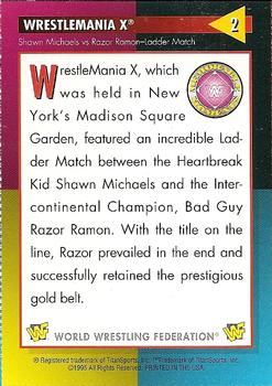 1995 WWF Magazine #2 WrestleMania X (Michaels vs Ramon-Ladder Match) Back