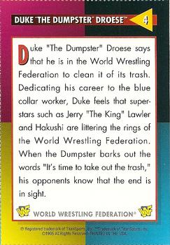 1995 WWF Magazine #4 Duke 