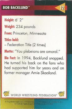 1995 WWF Magazine #12 Bob Backlund Back