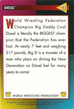 1995 WWF Magazine #21 Diesel Back