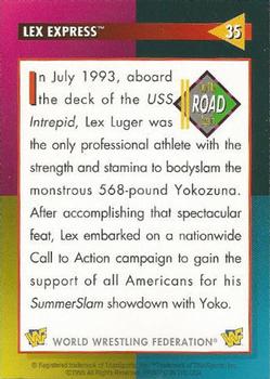1995 WWF Magazine #35 Lex Express Back