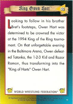 1995 WWF Magazine #40 King Owen Hart Back