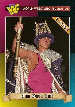 1995 WWF Magazine #40 King Owen Hart Front