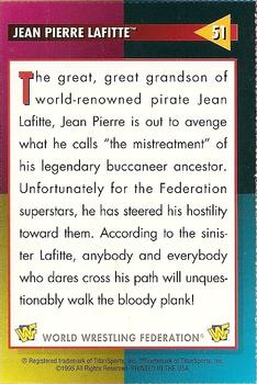 1995 WWF Magazine #51 Jean Pierre Lafitte Back