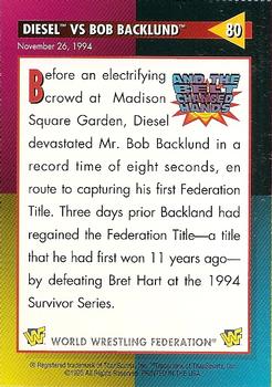 1995 WWF Magazine #80 Diesel vs Bob Backlund (Nov. 26th, 1996) Back