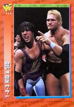 1996 WWF Magazine #24 1-2-3 Kid vs Sid Front