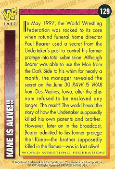 1997 WWF Magazine #129 Kane is Alive!!! Back