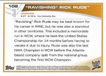 2013 Topps WWE - Black #102 Ravishing Rick Rude Back