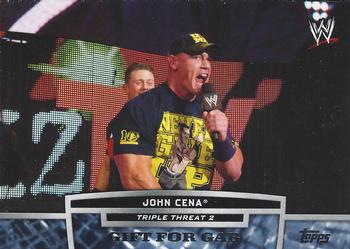 2013 Topps WWE - Triple Threat Tier 2 #TT2-2 John Cena Front