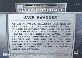 2013 Topps WWE - Triple Threat Tier 2 #TT3-2 Jack Swagger Back