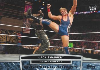 2013 Topps WWE - Triple Threat Tier 2 #TT3-2 Jack Swagger Front