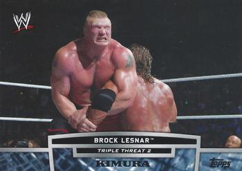 2013 Topps WWE - Triple Threat Tier 2 #TT8-2 Brock Lesnar Front