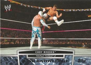 2013 Topps WWE - Triple Threat Tier 2 #TT13-2 Cody Rhodes Front