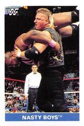 1991 WWF Superstars Stickers #7 Nasty Boys Front
