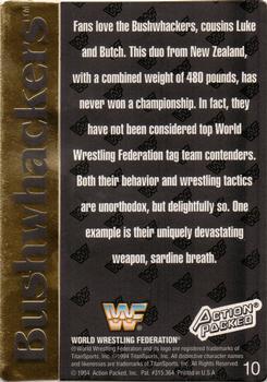 1994 Action Packed WWF #10 Bushwhackers Back