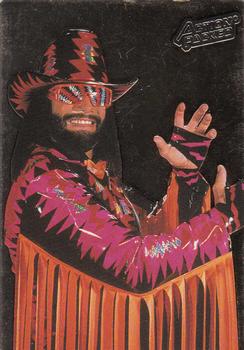 1994 Action Packed WWF #1 Macho Man Randy Savage Front