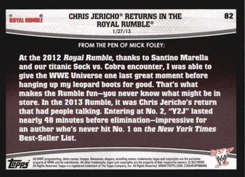2013 Topps Best of WWE #82 Chris Jericho Returns in the Royal Rumble Back