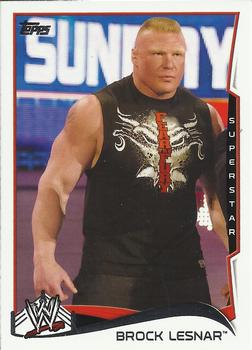 2014 Topps WWE #8 Brock Lesnar Front