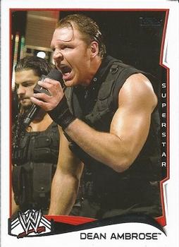 2014 Topps WWE #16 Dean Ambrose Front