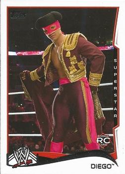 2014 Topps WWE #17 Diego Front