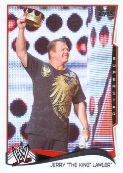 2014 Topps WWE #24 Jerry Lawler Front