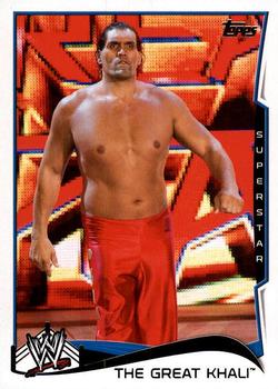 2014 Topps WWE #68 The Great Khali Front