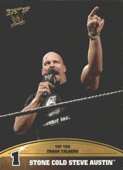 2013 Topps Best of WWE - Top 10 Trash Talkers #1 Stone Cold Steve Austin Front