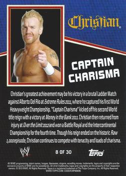 2013 Topps WWE Signature Series Dog Tags Inserts #8 Christian Back