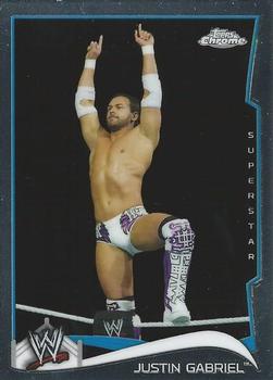 2014 Topps Chrome WWE #77 Justin Gabriel Front
