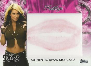 2014 Topps WWE - Divas Kiss #NNO Kaitlyn Front