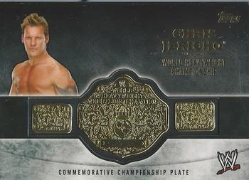 2014 Topps WWE - Commemorative Championship Plates #NNO Chris Jericho Front