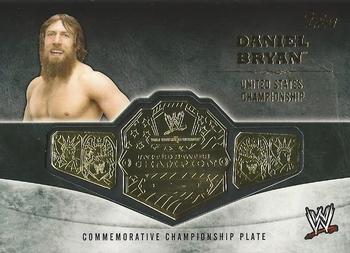 2014 Topps WWE - Commemorative Championship Plates #NNO Daniel Bryan Front