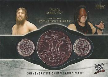 2014 Topps WWE - Commemorative Championship Plates #NNO Team Hell No Front
