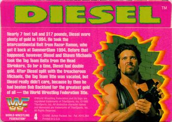 1995 Action Packed WWF #4 Diesel Back
